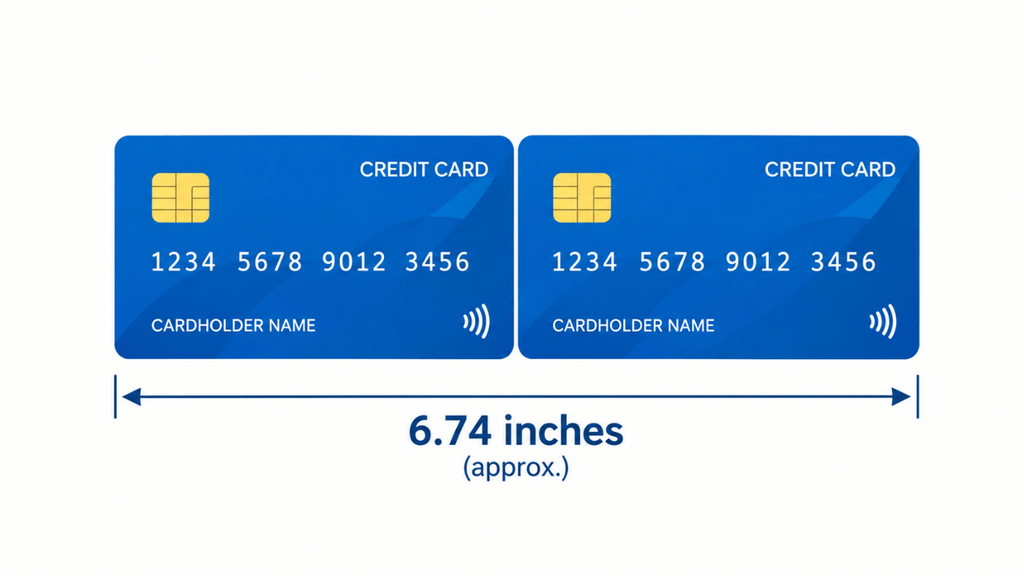 Two Credit Cards end-to-end