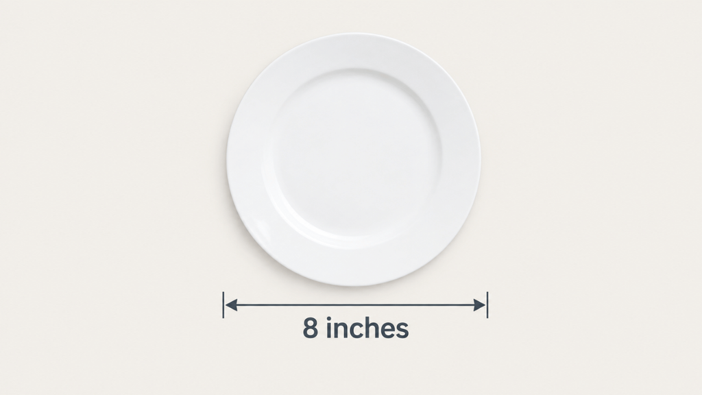 A Standard Dinner Plate