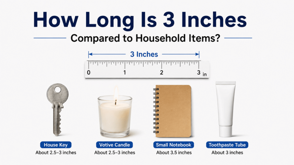 How Long Is 3 Inches Compared to Household Items?