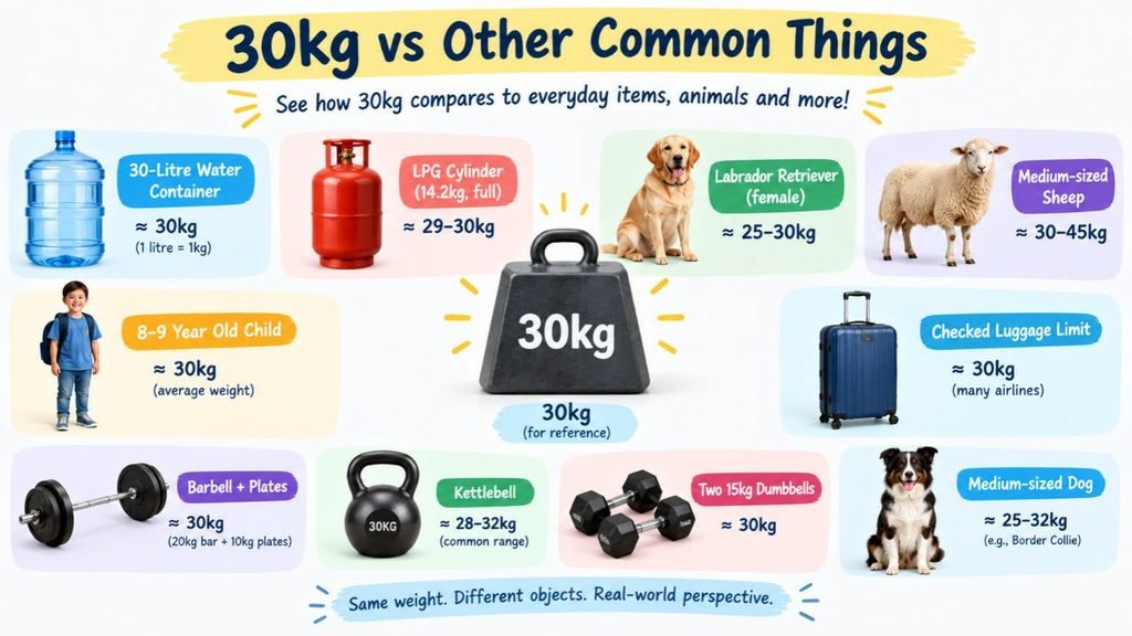 30kg vs Other Common Things