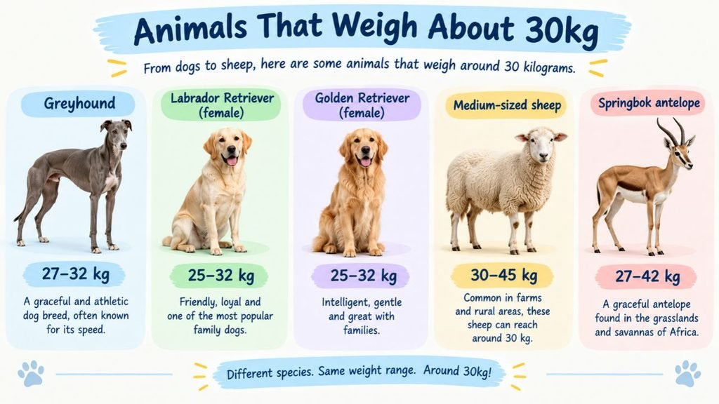 Animals That Weigh About 30kg