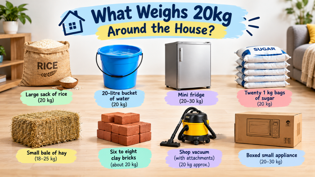 What Weighs 20kg Around the House?